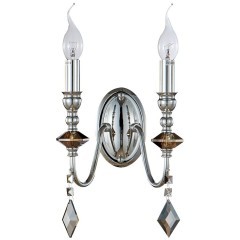 Бра Crystal Lux MERCEDES AP2 CHROME/SMOKE Бра Crystal Lux MERCEDES AP2 CHROME/SMOKE