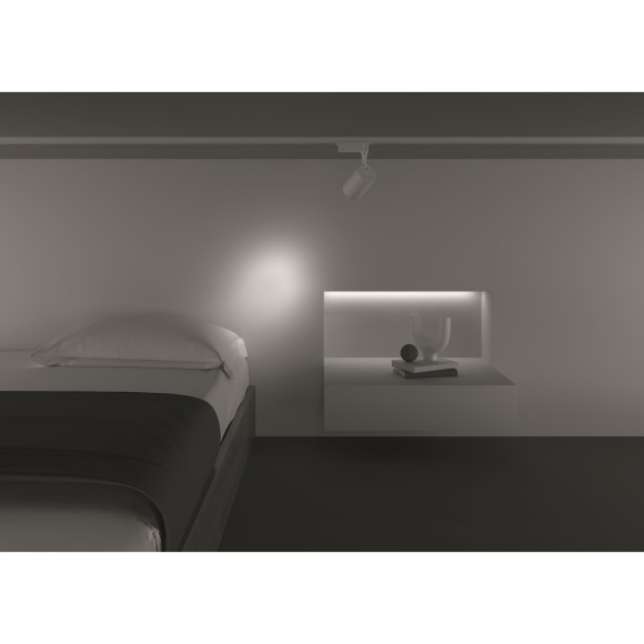 Однофазный двужильный светодиодный трековый светильник Maytoni Unity TR003-1-10W4K-S-W Vuoro 4000К 900Лм CRI90+ 24° 10Вт