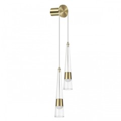 5043/24WL L-VISION ODL24 301 глянц.золото/прозрачный/металл/стекло Бра LED 24W 3000K 2536Лм LUMP 5043/24WL L-VISION ODL24 301 глянц.золото/прозрачный/металл/стекло Бра LED 24W 3000K 2536Лм LUMP