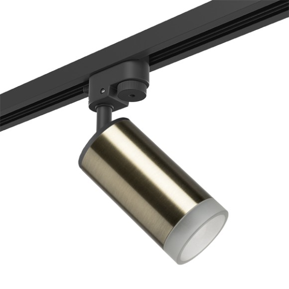 Однофазный двужильный трековый светильник Lightstar R1T43130 Rullo под сменную лампу GU10