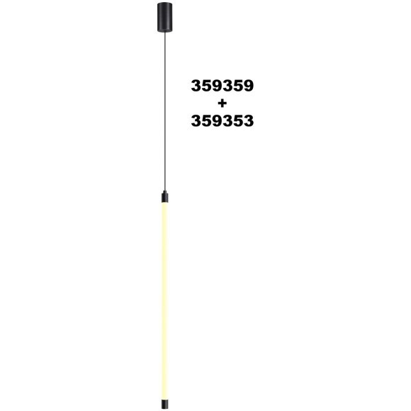 Модульный светодиодный линейный светильник 10W 3000K 944Лм Novotech VITZ 359353