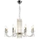 Люстра Crystal Lux AURELIO SP8 GOLD+CHROME/TRANSPARENT