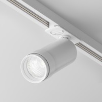 Однофазный двужильный светодиодный трековый светильник Maytoni Unity TR021-1-12B4K-Z-W Focus Zoom 4000К 900Лм CRI90+ 50° 12Вт