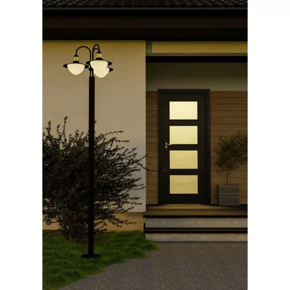 Уличный напольный светильник EGLO SIRMIONE 97288, 3 × E27, макс. 180Вт, подключение 220В, IP44, высота 2200 мм, диаметр 550 мм