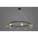 Светильник подвесной Crystal Lux CLT 015C8 D800 BL-GO