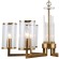 1046/05/06P Stilfort Vase (Вэйс) Бронзовая подвесная люстра с прозрачными стеклянными плафонами E14 на 6 ламп
