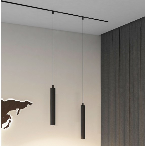 DK8008-BK Трековый магнитный светодиодный SMART (TUYA, Алиса, Wi-Fi, пам. настроек) светильник Denkirs SMART 220V CRI90+ 3000-6000К 770Лм 24° 9Вт