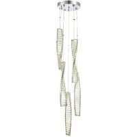 SL6205.103.05 Светильник подвесной ST-Luce Хром/Прозрачный LED 1*55W 4000K ELICA