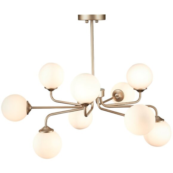 SLE106203-09 Светильник подвесной ST-Luce Золотистый/Белый G9 LED 9*5W REDJINO