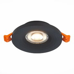 ST205.408.01 Св-к встр. Черный GU10 1*50W D95xH27 220V Без ламп Встраиваемые светильники ST205.408.01 Св-к встр. Черный GU10 1*50W D95xH27 220V Без ламп Встраиваемые светильники