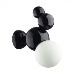 6566/1W MODERNI LN24 черный/белый матовый/металл/стекло Бра E27 1*40W 220V BLASEN 6566/1W MODERNI LN24 черный/белый матовый/металл/стекло Бра E27 1*40W 220V BLASEN