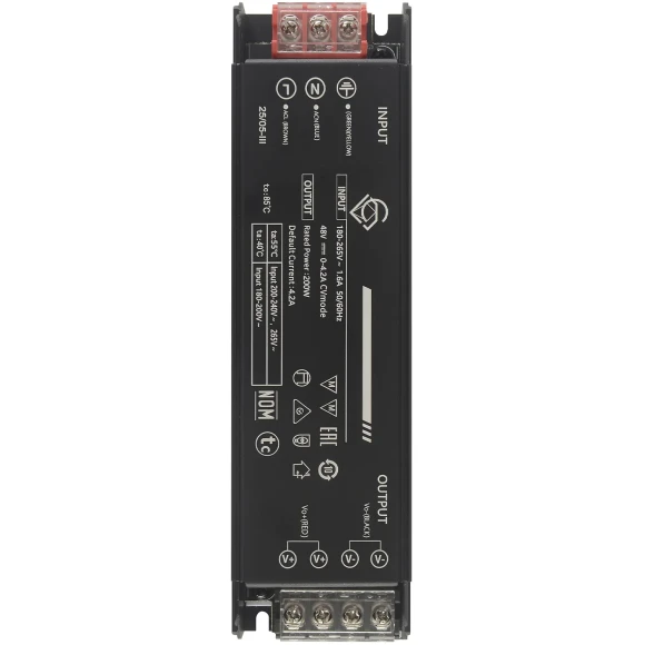 Драйвер 48V Crystal Lux драйвер 48V 300W 0990/051