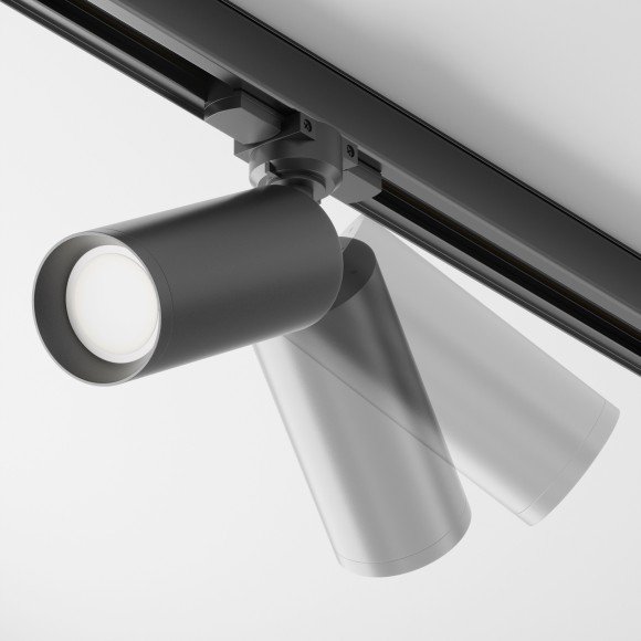 Трехфазный трековый светильник Maytoni Unity TR028-3-GU10-B Focus под сменную лампу GU10 Трехфазный трековый светильник Maytoni Unity TR028-3-GU10-B Focus под сменную лампу GU10