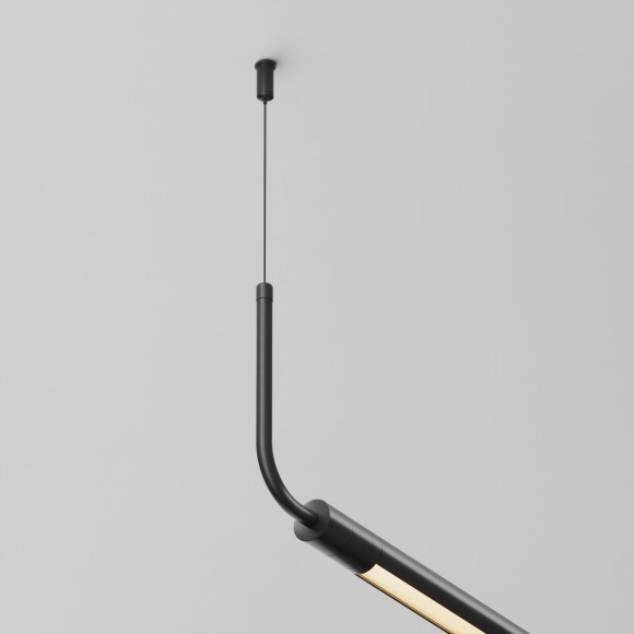 Заглушка для подвесного монтажа системы Maytoni Shelf без ввода питания с тросом CA024PL-B