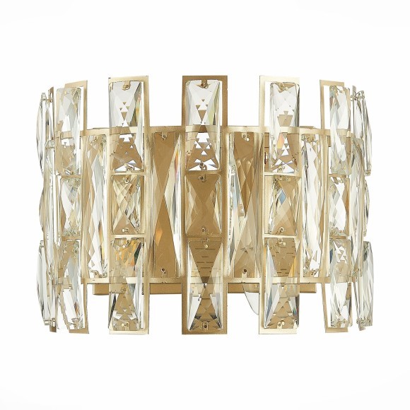 SL1626.201.02 Бра ST-Luce шампань/шампань, прозрачный E14 2*40W ANZIO SL1626.201.02 Бра ST-Luce шампань/шампань, прозрачный E14 2*40W ANZIO