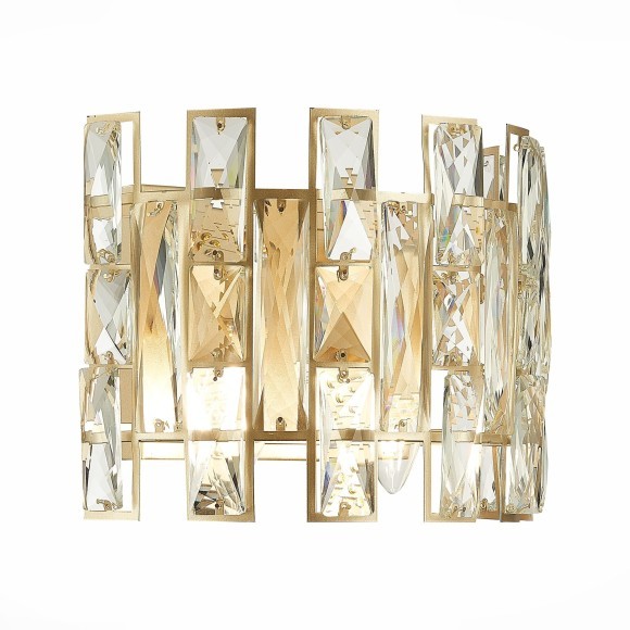 SL1626.201.02 Бра ST-Luce шампань/шампань, прозрачный E14 2*40W ANZIO SL1626.201.02 Бра ST-Luce шампань/шампань, прозрачный E14 2*40W ANZIO