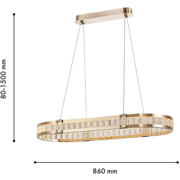 Подвесной светильник Theatrum 4206-9P