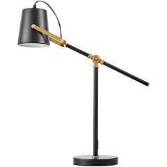 Настольная лампа Lumina Deco LDT 7733-1 BK+MD Настольная лампа Lumina Deco LDT 7733-1 BK+MD