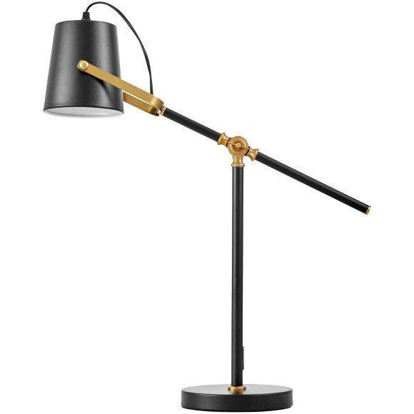 Настольная лампа Lumina Deco LDT 7733-1 BK+MD Настольная лампа Lumina Deco LDT 7733-1 BK+MD