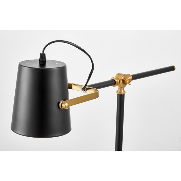 Настольная лампа Lumina Deco LDT 7733-1 BK+MD Настольная лампа Lumina Deco LDT 7733-1 BK+MD