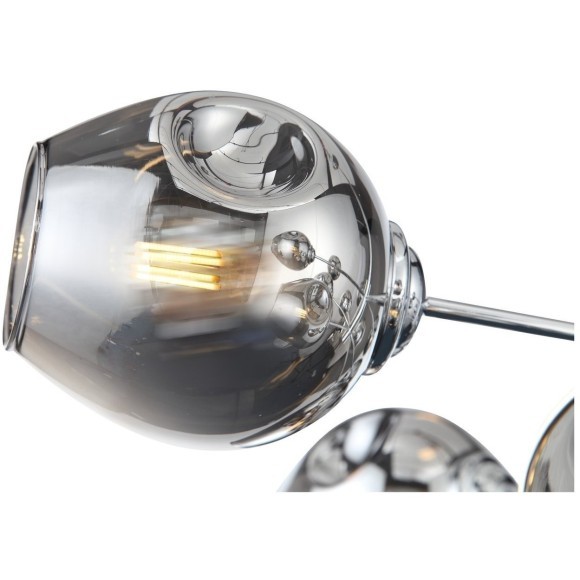 SL1500.103.12 Светильник подвесной ST-Luce Хром/Дымчатый E14 12*40W FOVIA