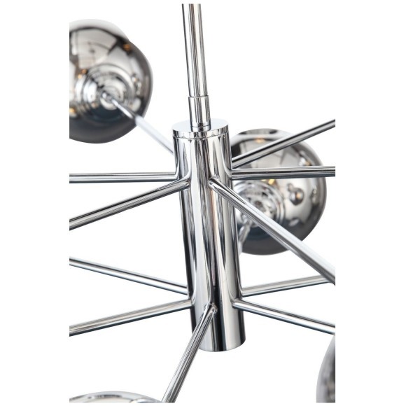 SL1500.103.12 Светильник подвесной ST-Luce Хром/Дымчатый E14 12*40W FOVIA