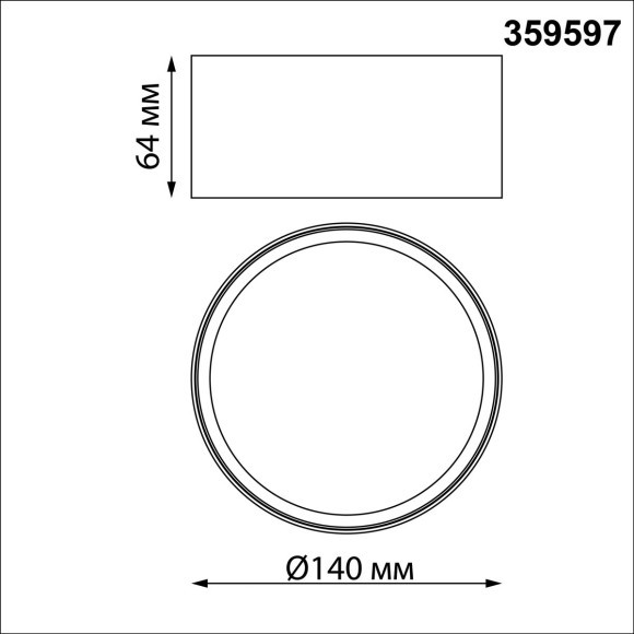 Светильник накладной светодиодный с переключ. цв. температуры IP20 LED 18W 220-240V 3000К\4000К\6000К ORBIS 359597 Светильник накладной светодиодный с переключ. цв. температуры IP20 LED 18W 220-240V 3000К\4000К\6000К ORBIS 359597