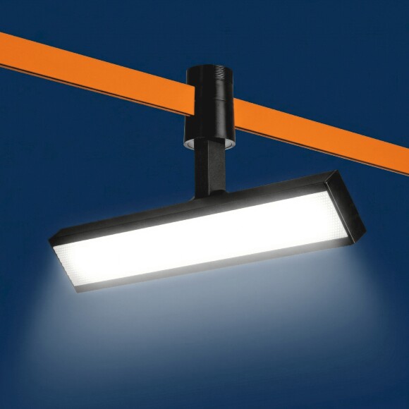 270247 Черный светодиодный поворотный трековый линейный светильник 48V 10Вт 520Лм CRI90 4000K 110° Due Hermes Lightstar