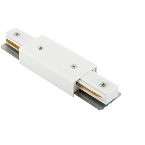 Прямой соединитель для накладных однофазных шинопроводов Denkirs TR1008-WH