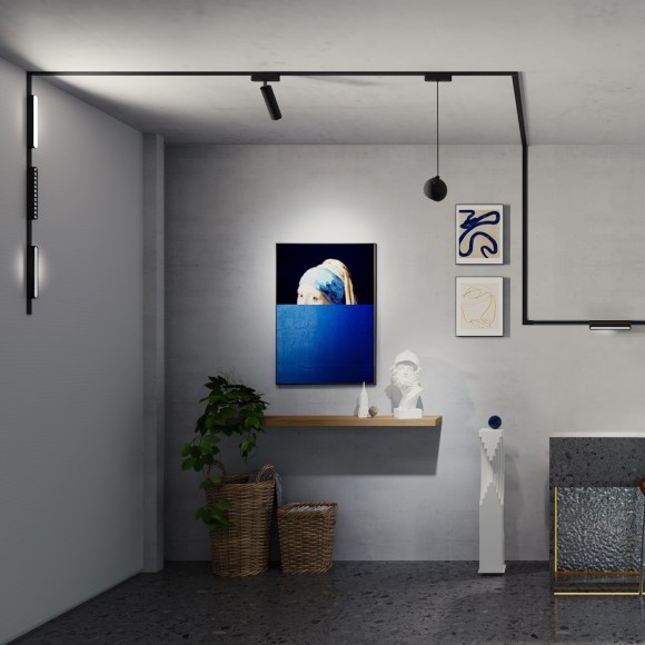 359076 Трековый магнитный светодиодный светильник Novotech SMAL 48V CRI90+ 4000К 1140Лм 36° 12W