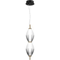 SL6130.403.15 Светильник подвесной ST-Luce Черный/Белый, Дымчатый LED 1*16W 3000K ICE