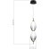 SL6130.403.15 Светильник подвесной ST-Luce Черный/Белый, Дымчатый LED 1*16W 3000K ICE