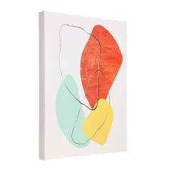 423145 Картина JERANTUT, L300, B27, H400, холст, дерево, белый, желтый, зеленый, красный 423145 Картина JERANTUT, L300, B27, H400, холст, дерево, белый, желтый, зеленый, красный