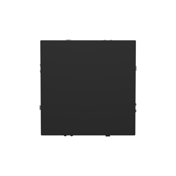 Выключатель встраиваемый VOLTUM S70 одноклавишный 10А, (графит)