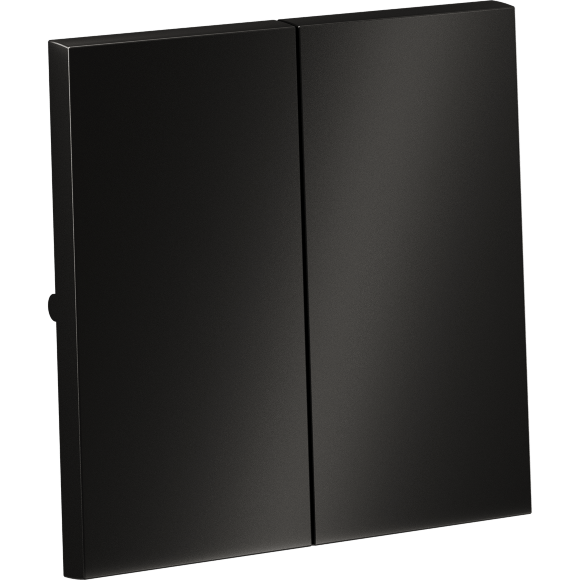 Клавиши для выключателя/переключателя двухклавишного, S70 Metal (антрацит)