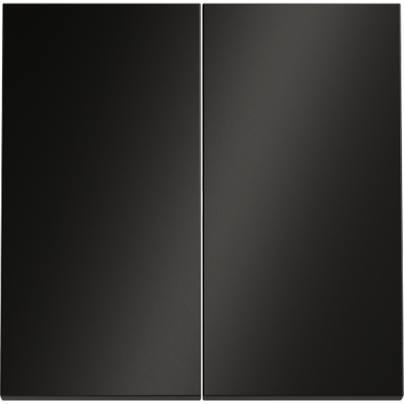 Клавиши для выключателя/переключателя двухклавишного, S70 Metal (антрацит)