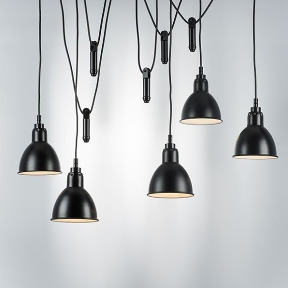 Люстра паук Lightstar 761057 Acrobata под лампы 5xE14 200W