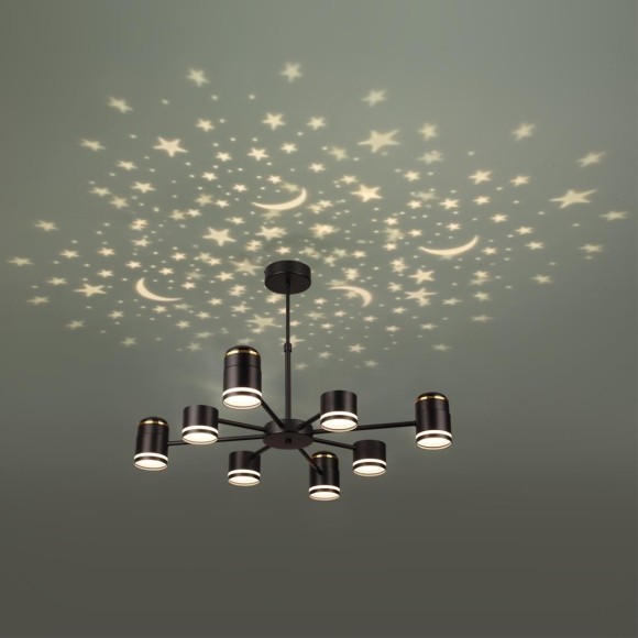 Люстра потолочная GX53 + LED-проектор 4х5W 2700К Lumion VIRSAVA 8234/8C Люстра потолочная GX53 + LED-проектор 4х5W 2700К Lumion VIRSAVA 8234/8C