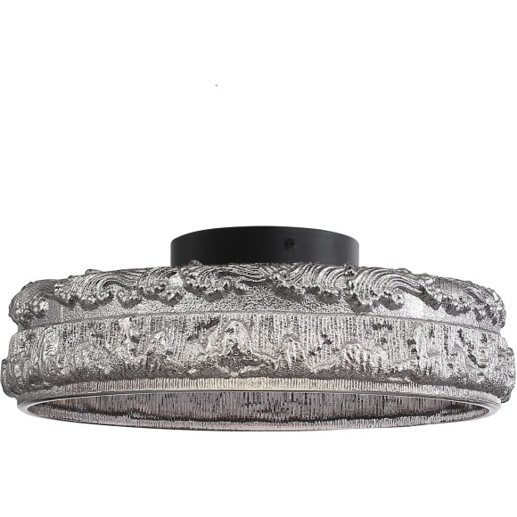 SL6143.412.01 Светильник потолочный ST-Luce черный/дымчатый LED 1*15W 4000K ANTIKE