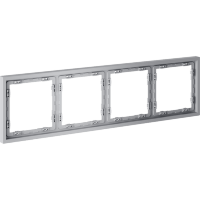 Рамка пластиковая VOLTUM S70 на 4 поста, (серый)