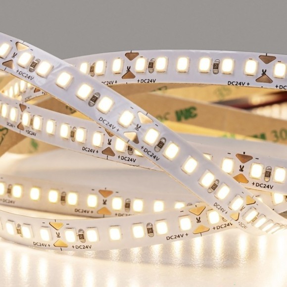 A2418008-01-3K Светодиодная лента 24В 14,4Вт/м 1350Лм/м 3000К CRI 90+ 8мм SMD2835 180шт/м 5м IP20 A2418008-01-3K Светодиодная лента 24В 14,4Вт/м 1350Лм/м 3000К CRI 90+ 8мм SMD2835 180шт/м 5м IP20