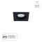 Точечный встраиваемый светильник ARTE LAMP TARF A2178PL-1BK