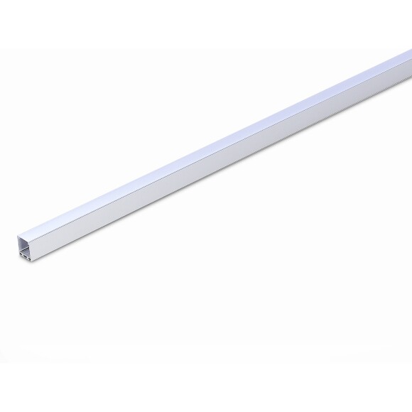 ST017.129.09 Накладной алюминиевый профиль с рассеивателем(к-т: 2 загл) ST-Luce Алюминий анодированн Светодиодные ленты