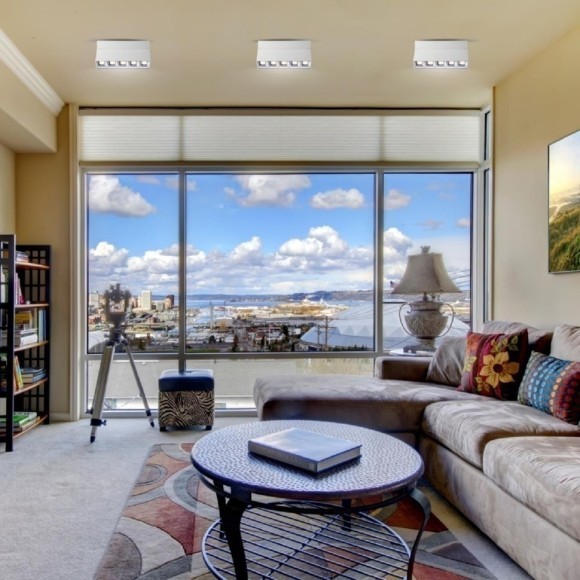 Накладной потолочный светильник Novotech 358320 EOS IP33 светодиодный LED 25W