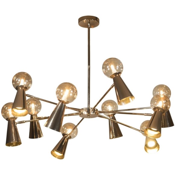 10046/10 Gold Люстра на штанге LOFT IT Halley 10046/10 Gold Люстра на штанге LOFT IT Halley