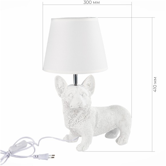 SLE115204-01 Прикроватная лампа Белый, Хром/Белый E27 1*40W NARNI