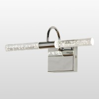 SY9617 Lussole АКВА Настенное бра, хромированное основание, прозрачный акриловый плафон, LED 6 Вт, световой поток 410 Лм, IP44