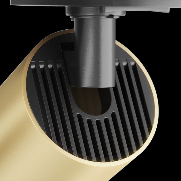 Однофазный двужильный трековый светильник Maytoni Unity TR020-1-U-GU10-BMG Focus S под сменную лампу GU10