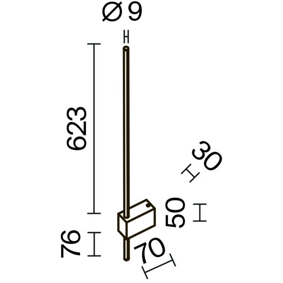Бра Maytoni C070WL-L6GB3K Pars светодиодная LED 6W