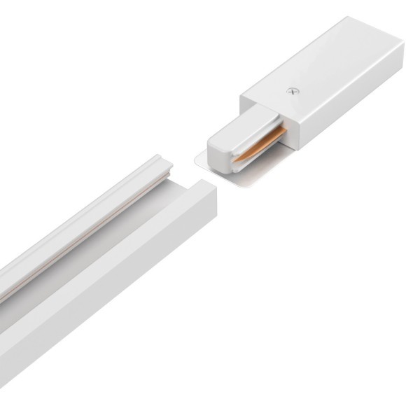 Ввод питания для накладных однофазных шинопроводов Crystal Lux CLT 0.210 01 WH